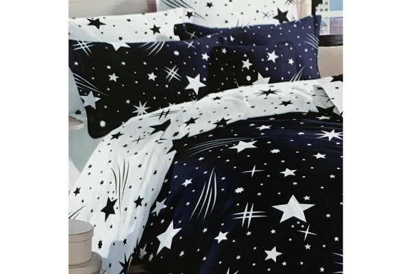 POŚCIEL SATYNOWEJ 160X200 gwiazdy <br> HI_MICROFIBER