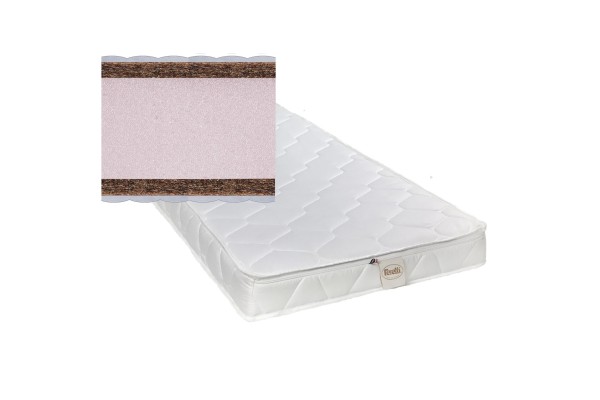 MATERAC DO ŁÓŻECZKA 120x60x10  KOKOSOWY <BR>GRUBY DWUSTRONNY